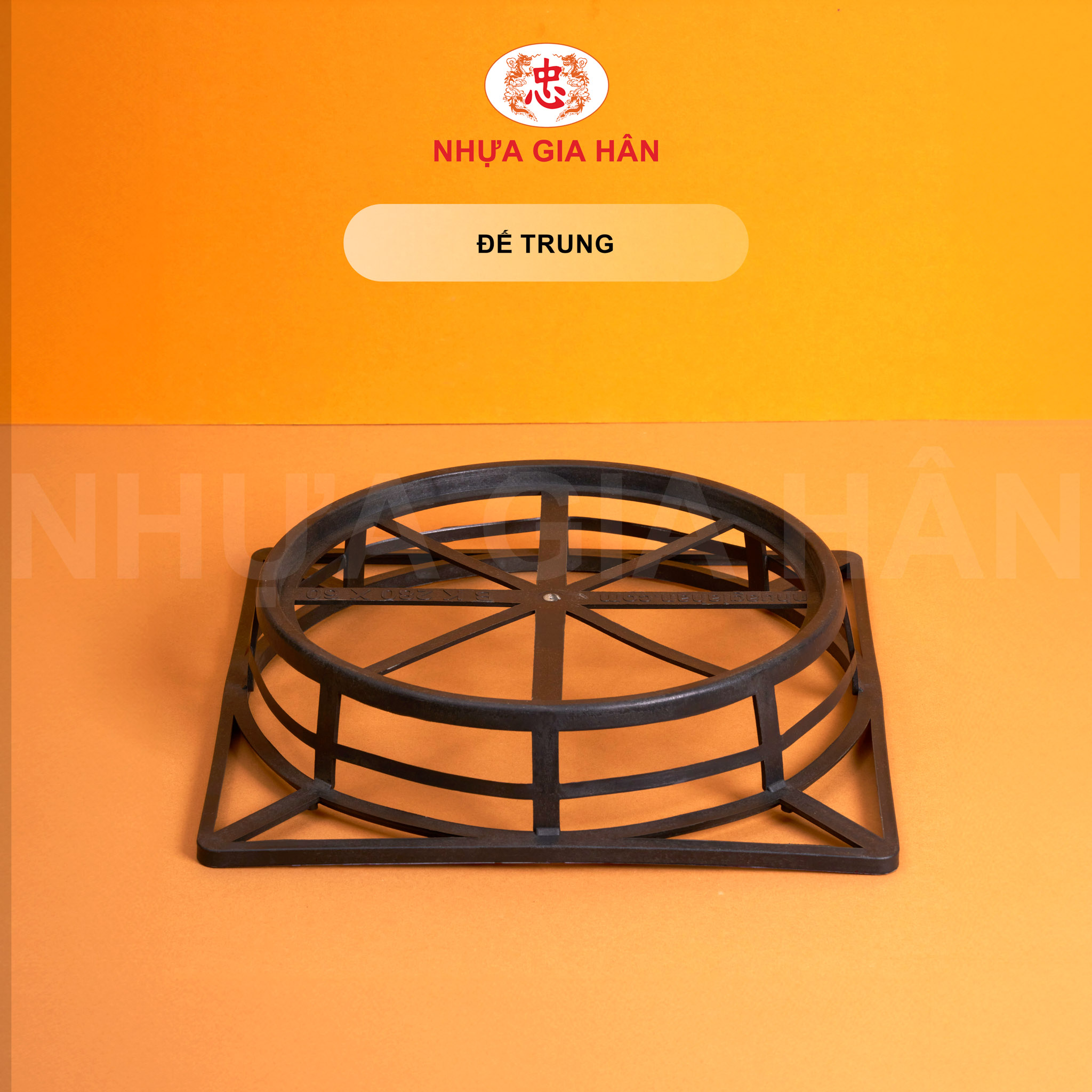 ĐẾ CHẬU TRUNG 28X6 ĐẾ CHẬU TRUNG 28X6 - Ảnh 1